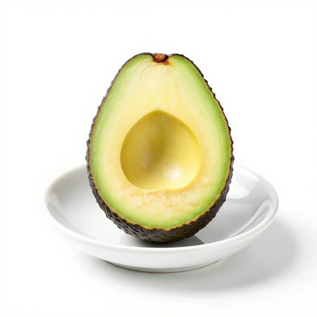 Avocado isolated on a white background