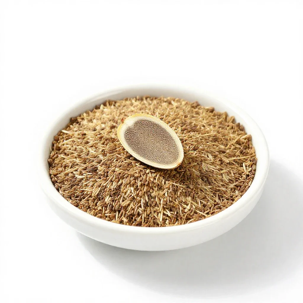 Edible seed isolated on a white background