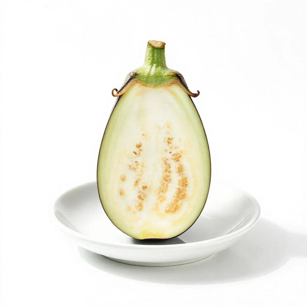 Eggplant isolated on a white background
