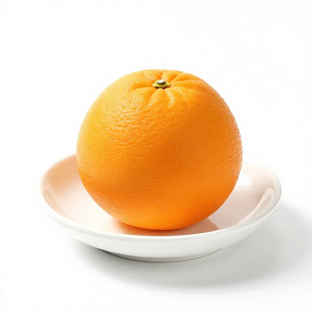 Orange isolated on a white background