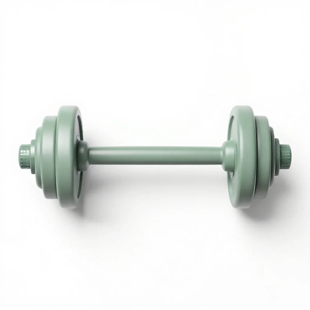 Barbell isolated on a white background