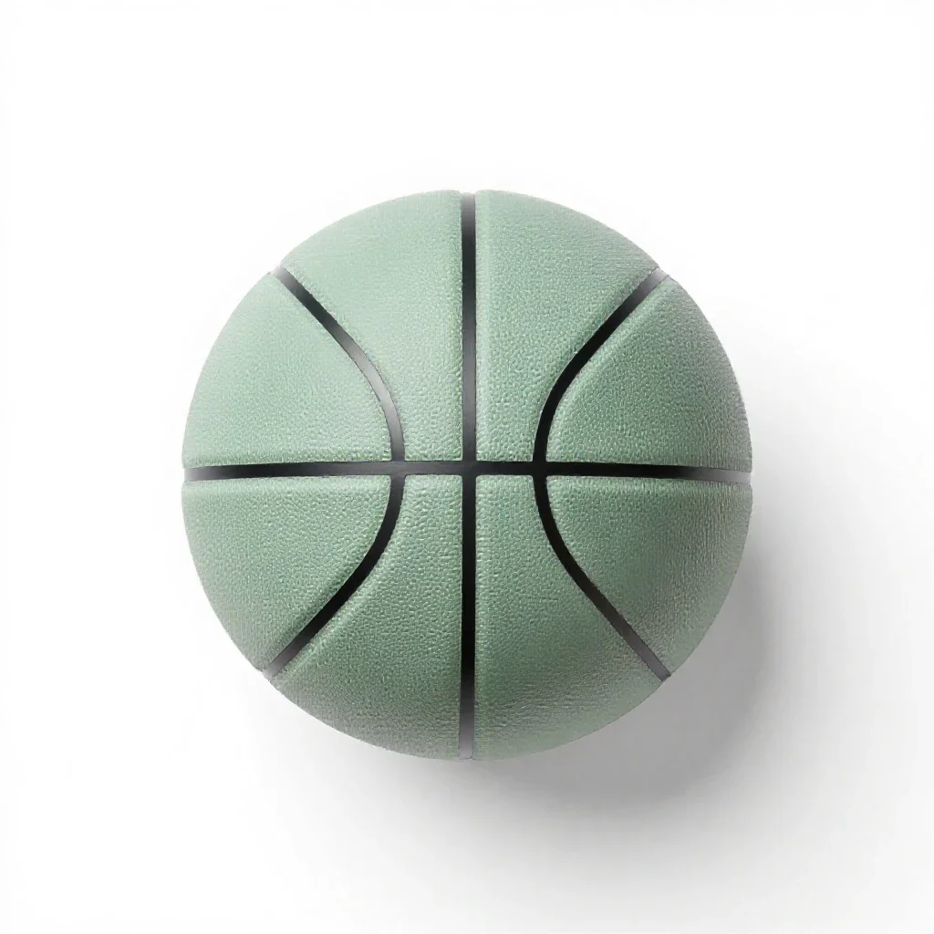 Basketball equipment isolated on a white background