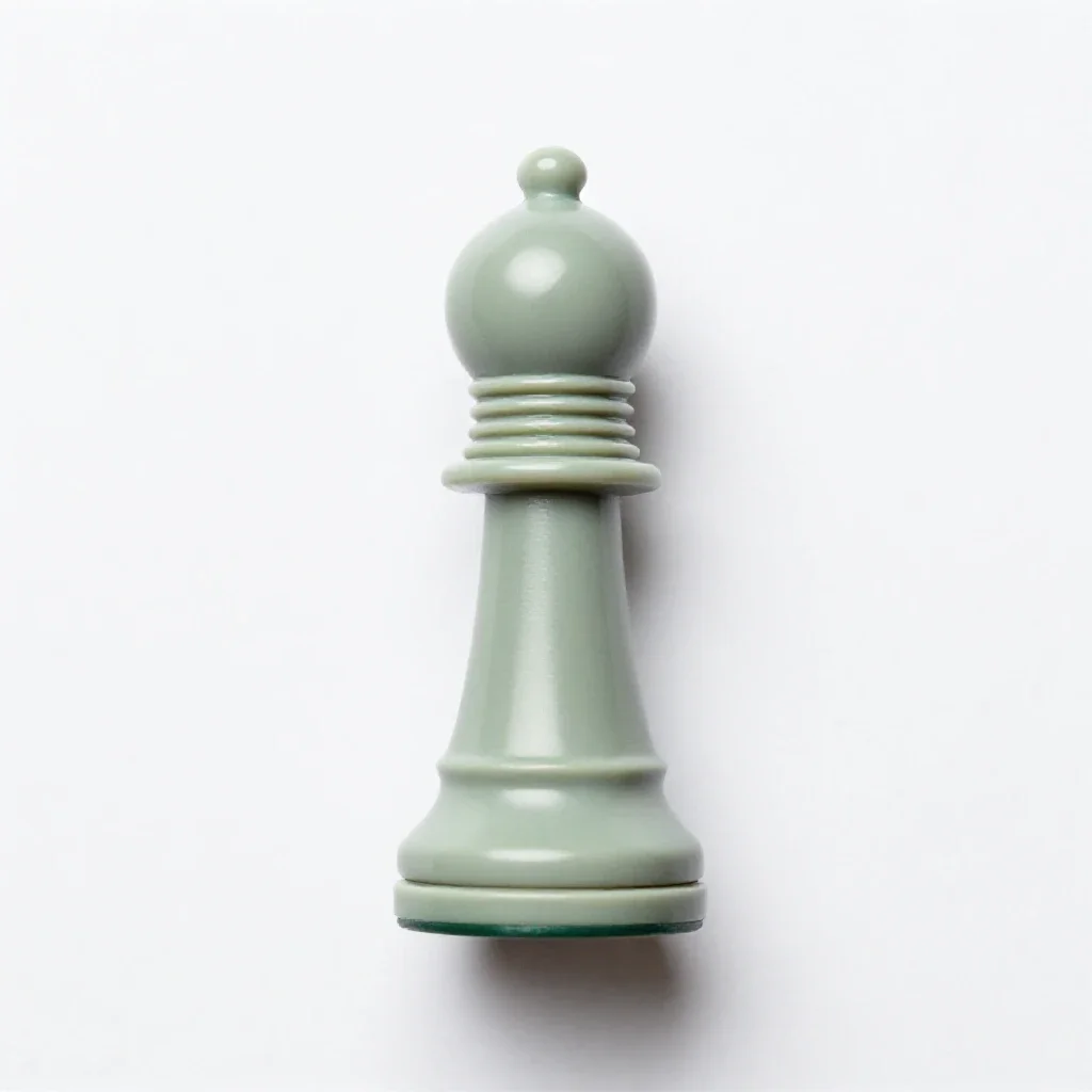 Bishop isolated on a white background