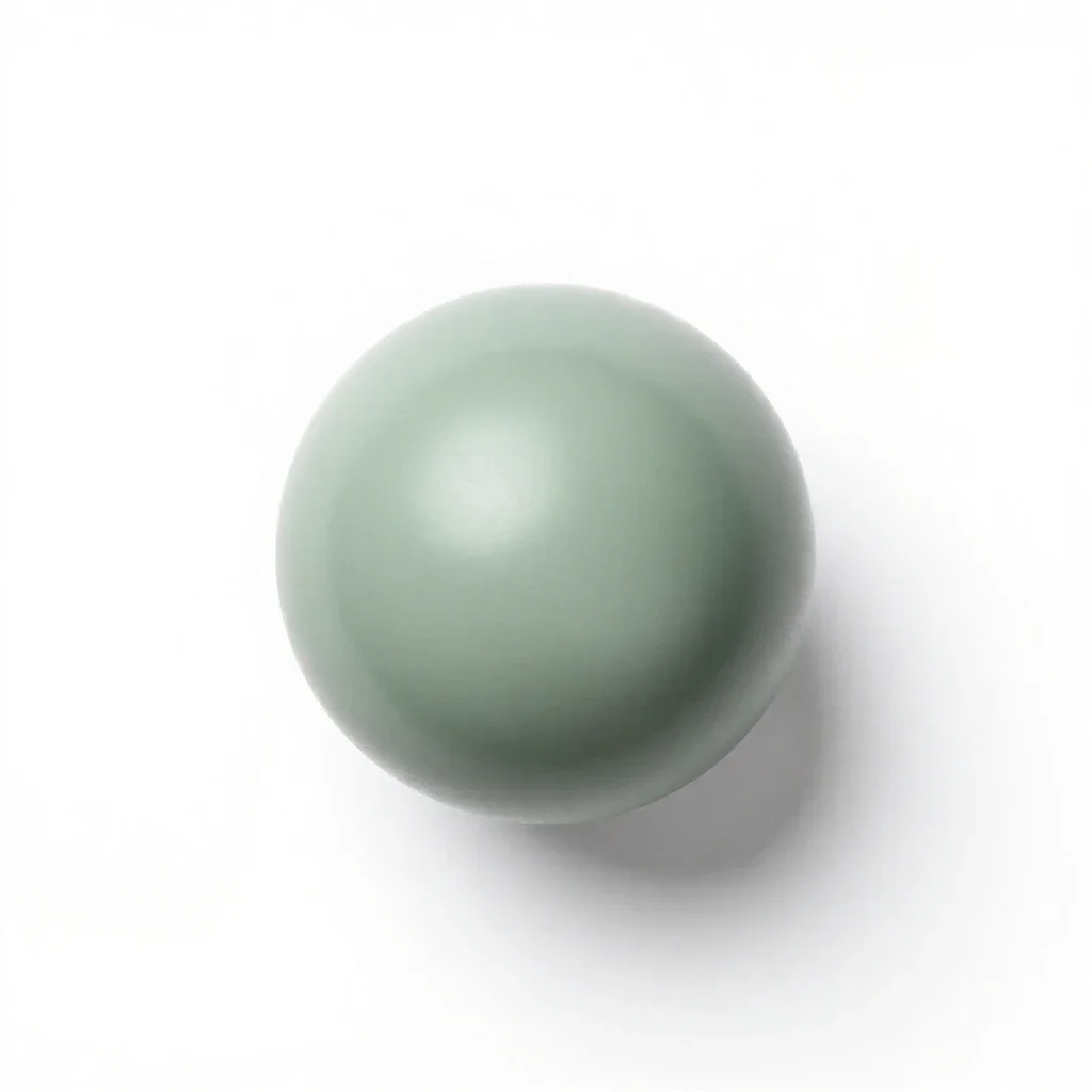 Bocce ball isolated on a white background