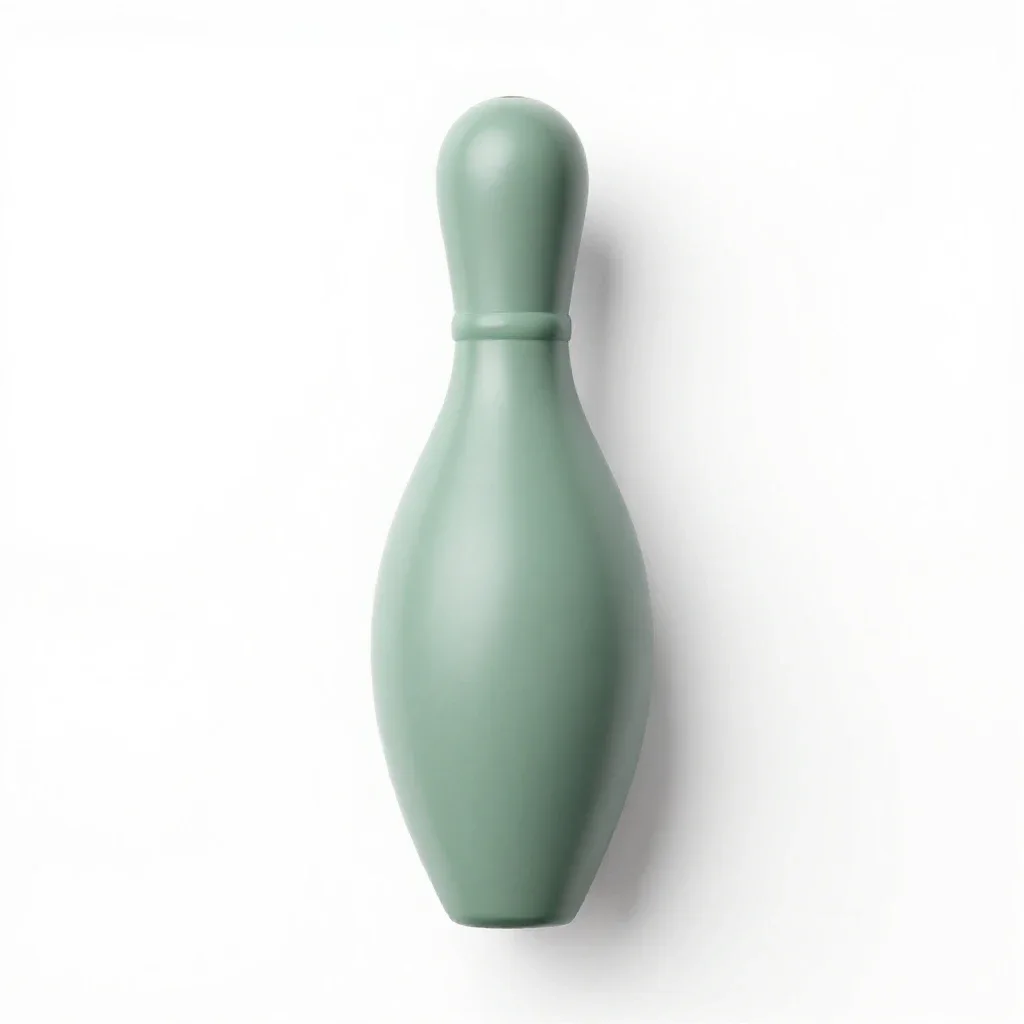 Bowling pin isolated on a white background