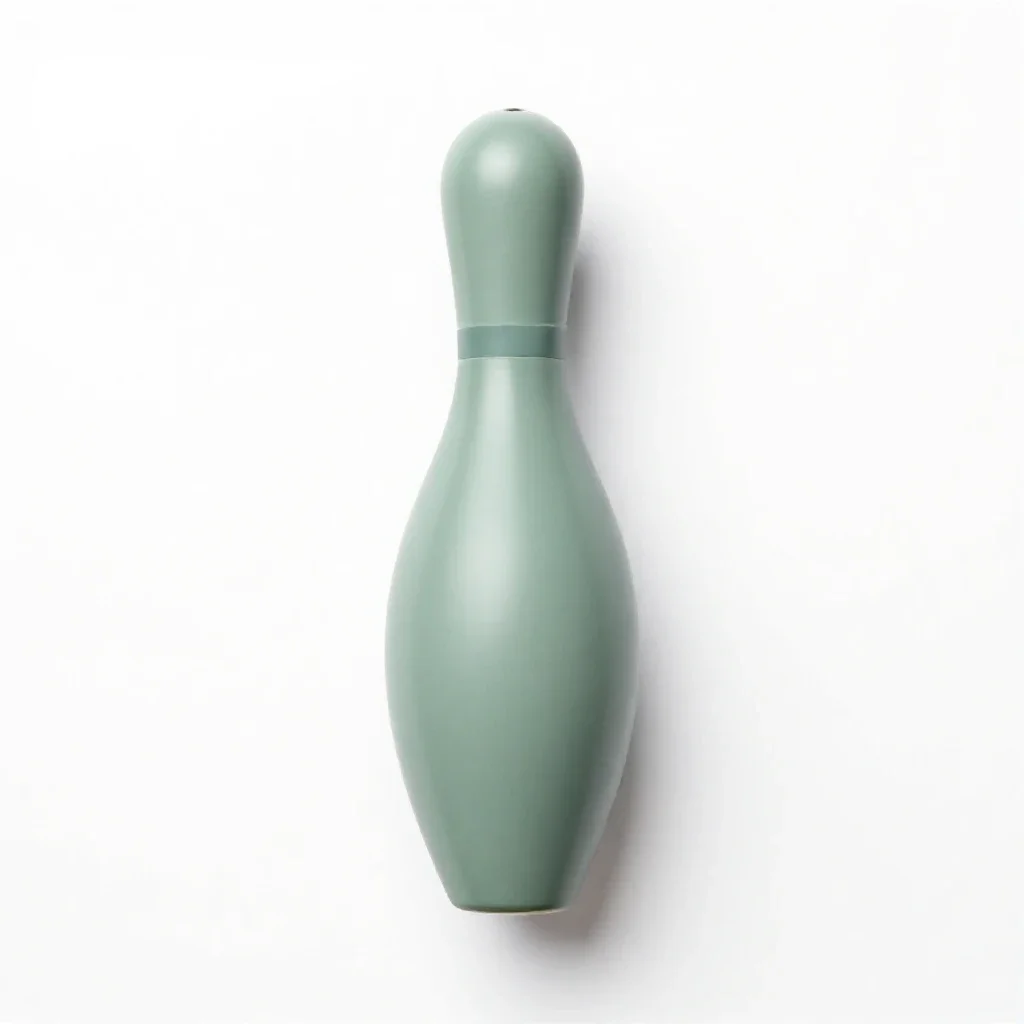 Candlepin isolated on a white background