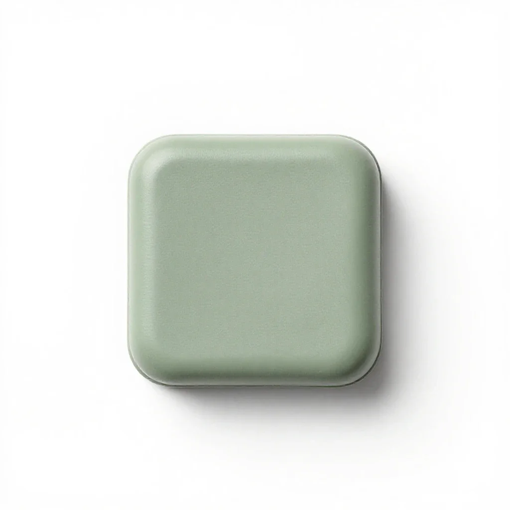 Clay pigeon isolated on a white background