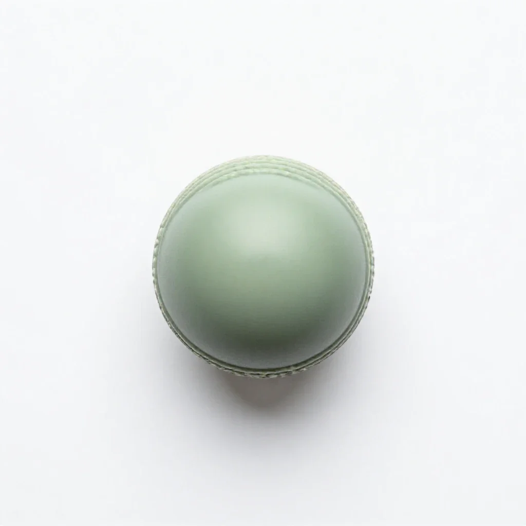 Cricket ball isolated on a white background