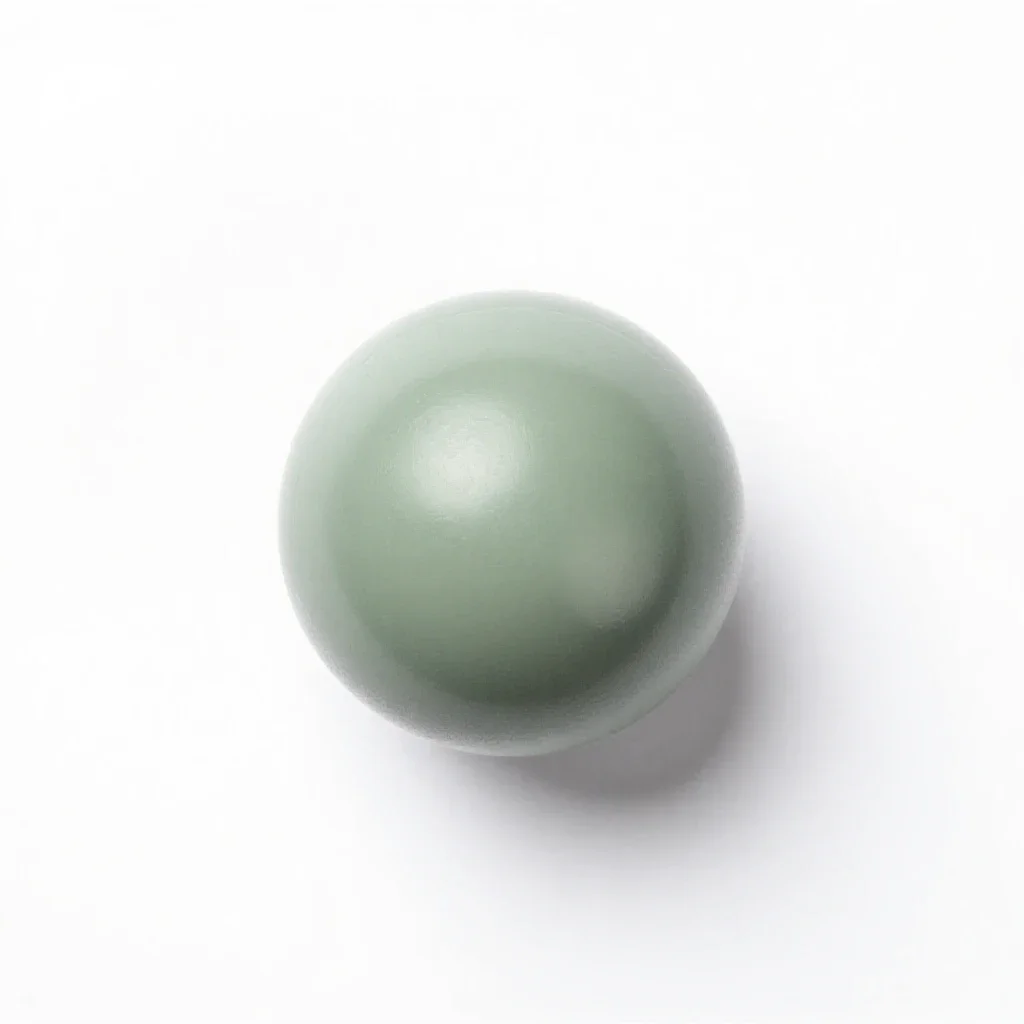 Croquet ball isolated on a white background