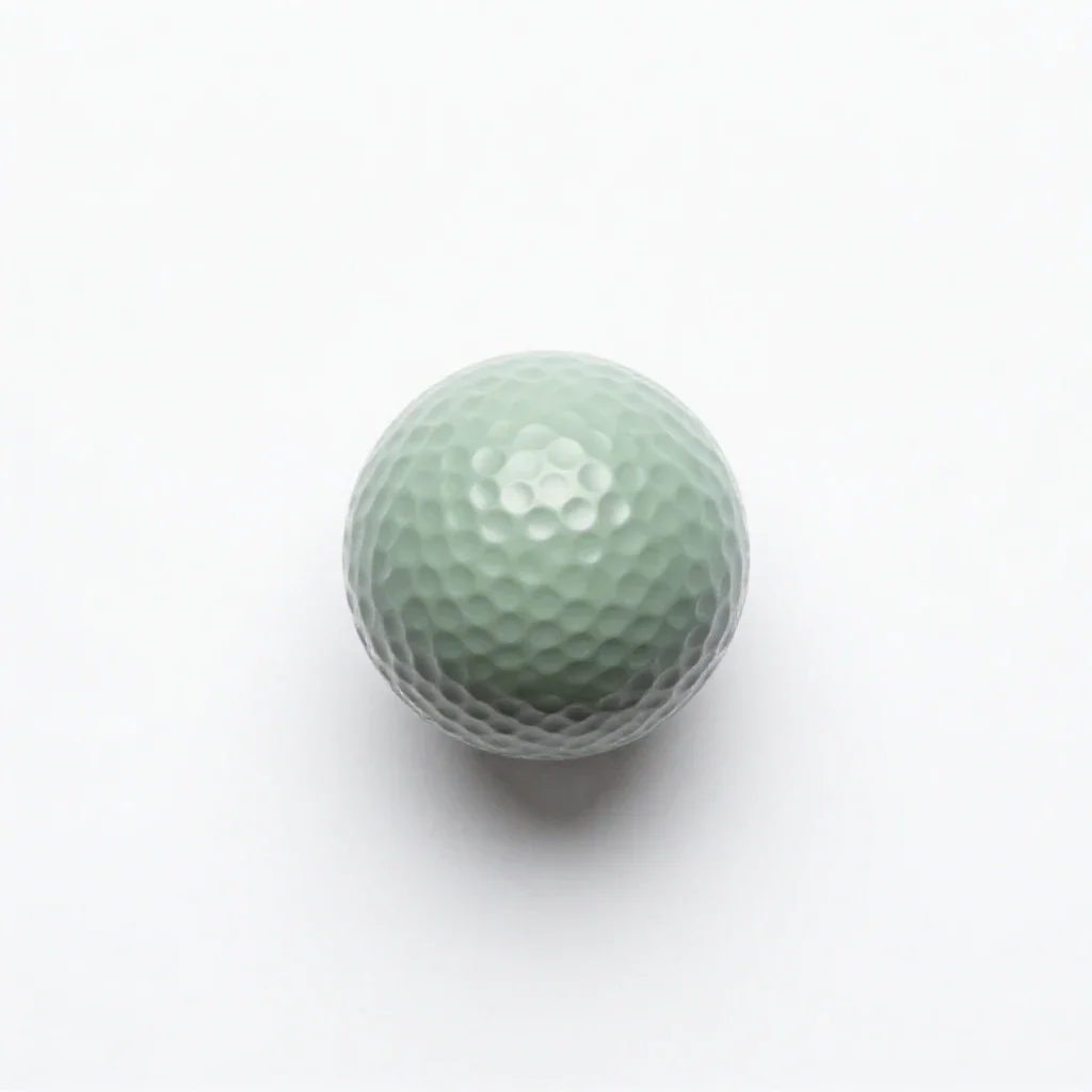 Golf ball isolated on a white background