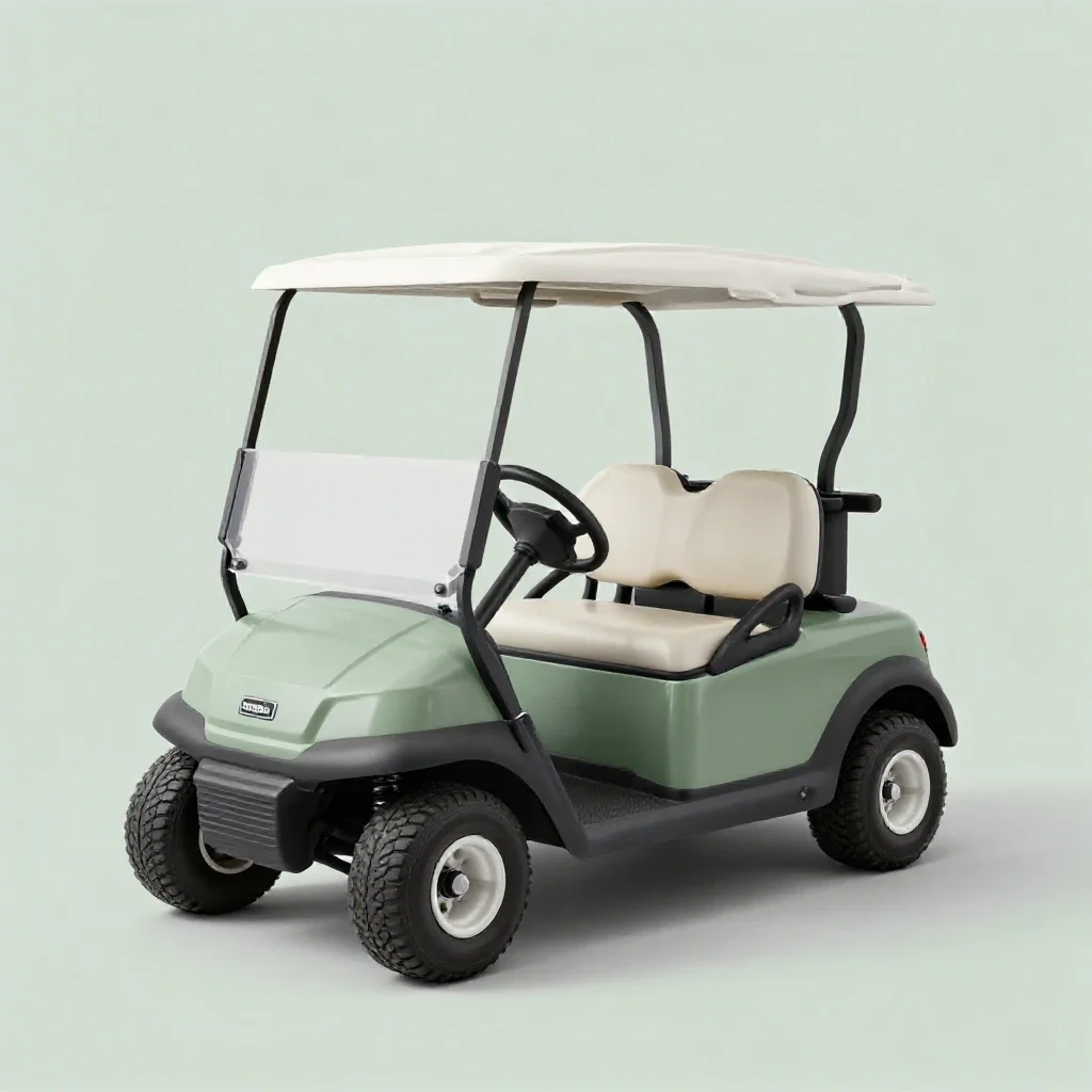 Golfcart isolated on a white background