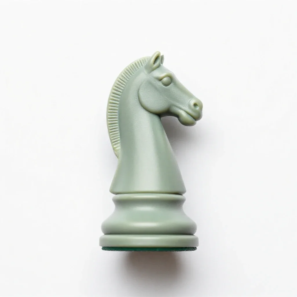 Knight isolated on a white background