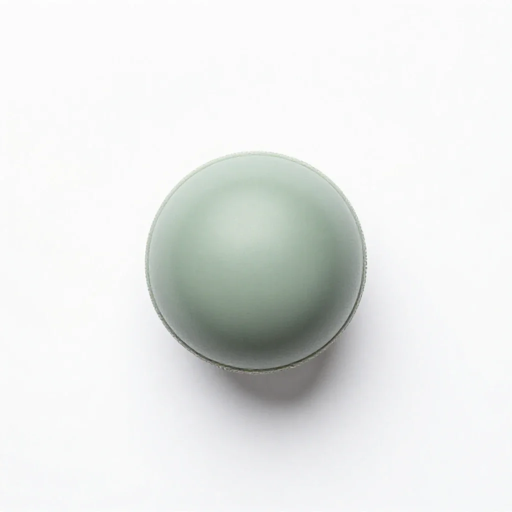 Lacrosse ball isolated on a white background