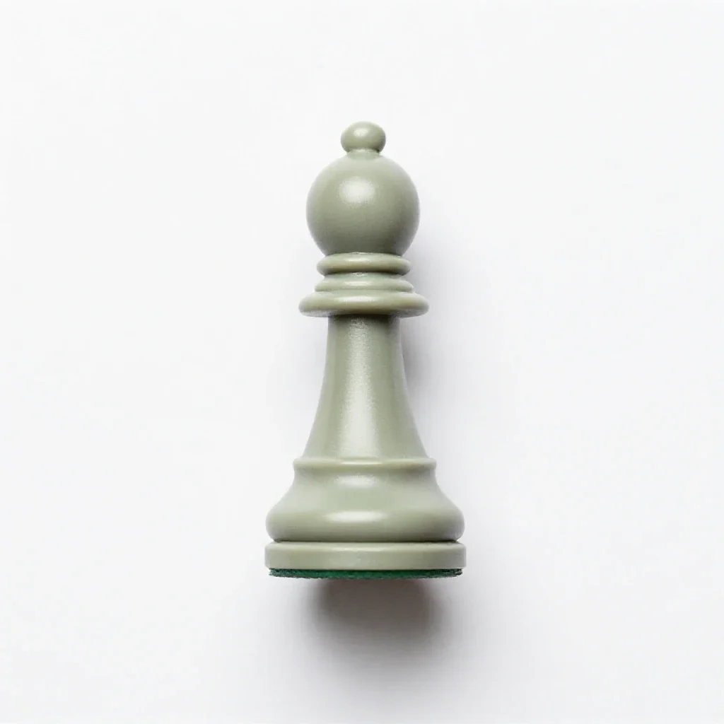 Pawn isolated on a white background