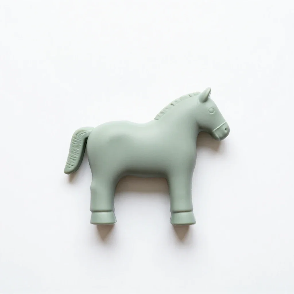 Pommel horse isolated on a white background
