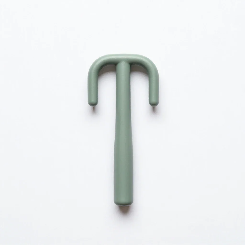 Short iron isolated on a white background