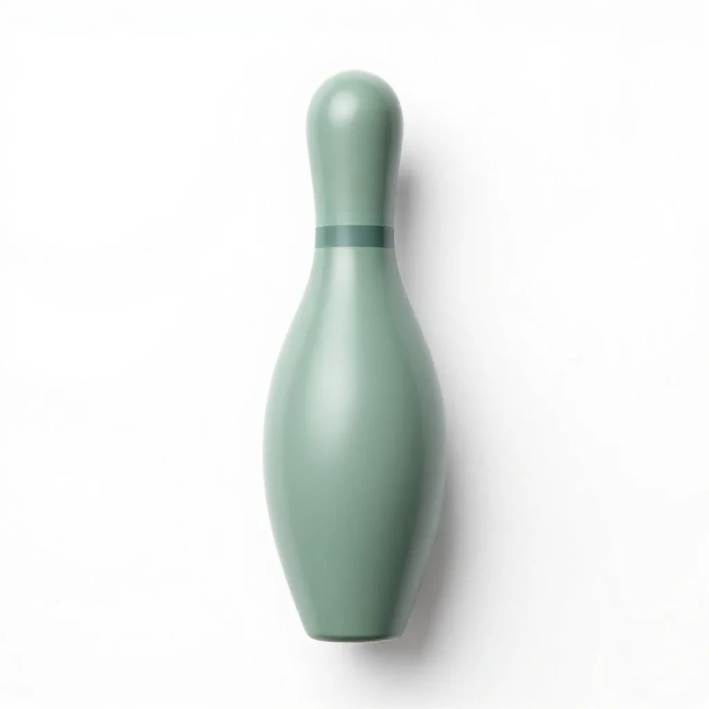 Tenpin isolated on a white background