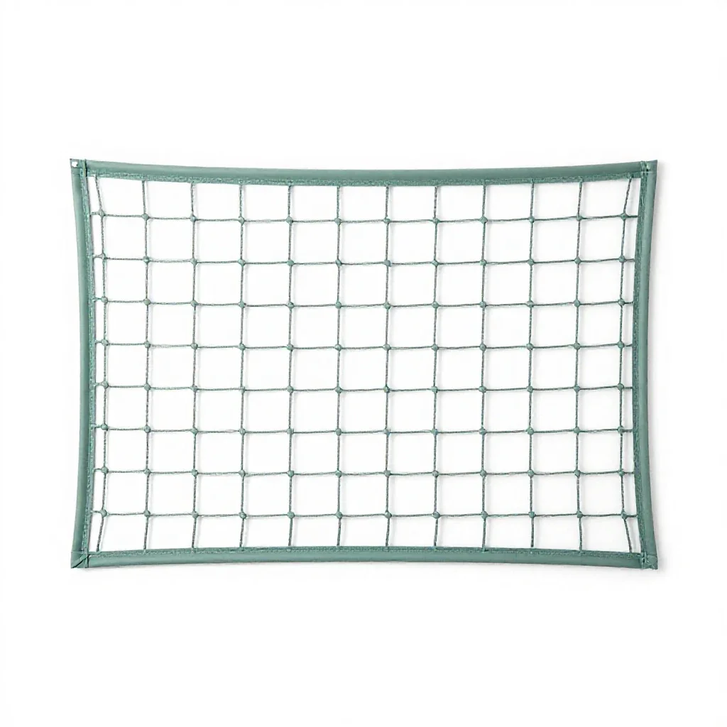 Volleyball net isolated on a white background