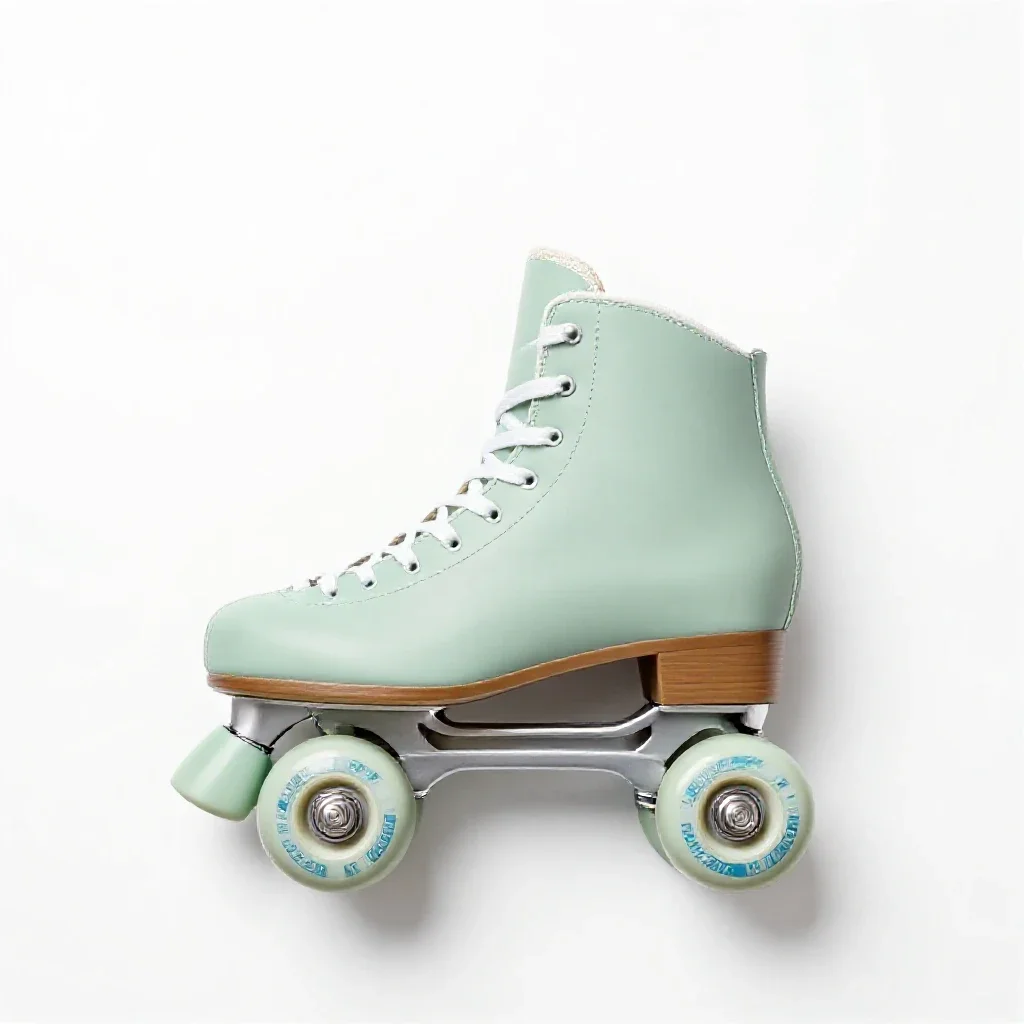 In-line skate isolated on a white background