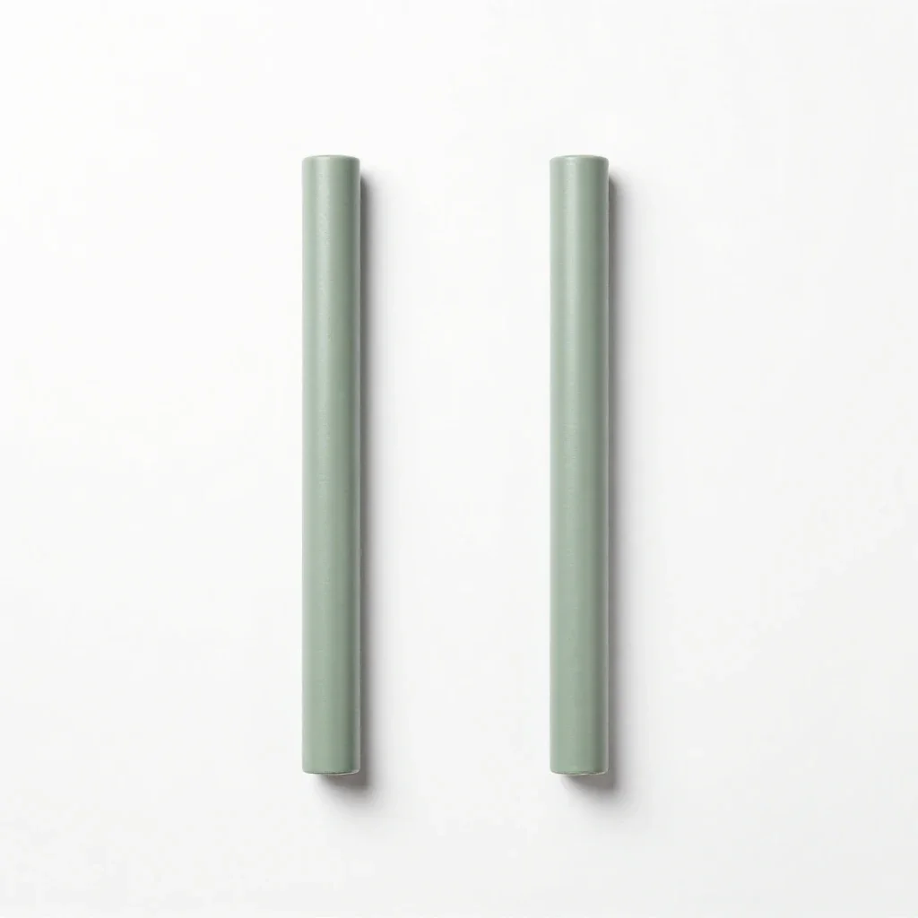 Uneven parallel bars isolated on a white background
