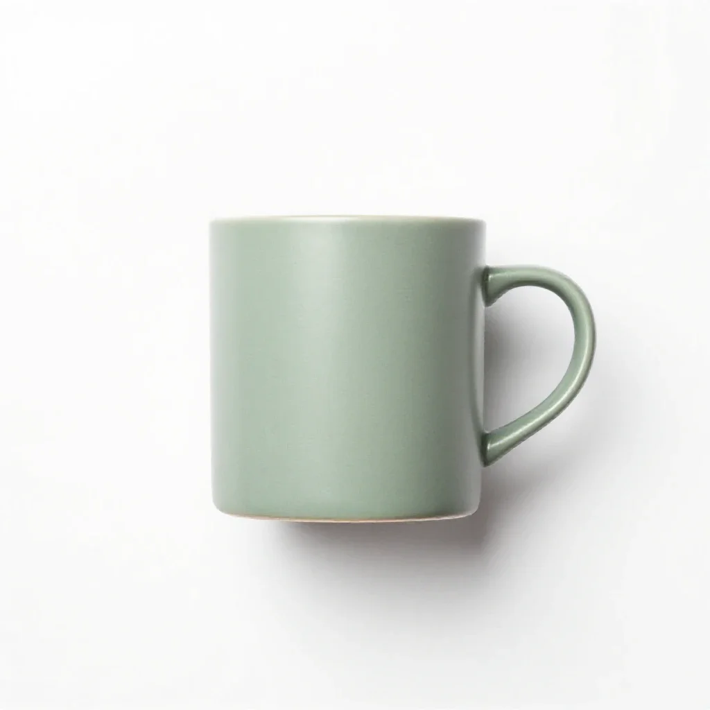Coffee mug isolated on a white background