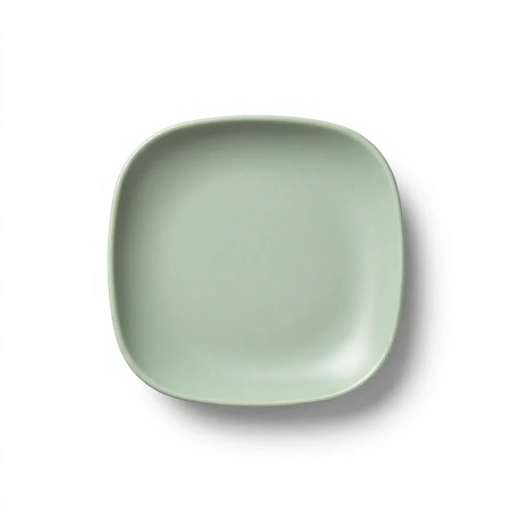 Dessert plate isolated on a white background
