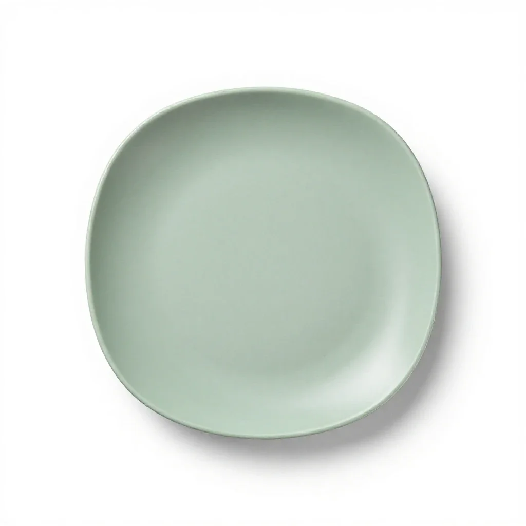 Dinner plate isolated on a white background