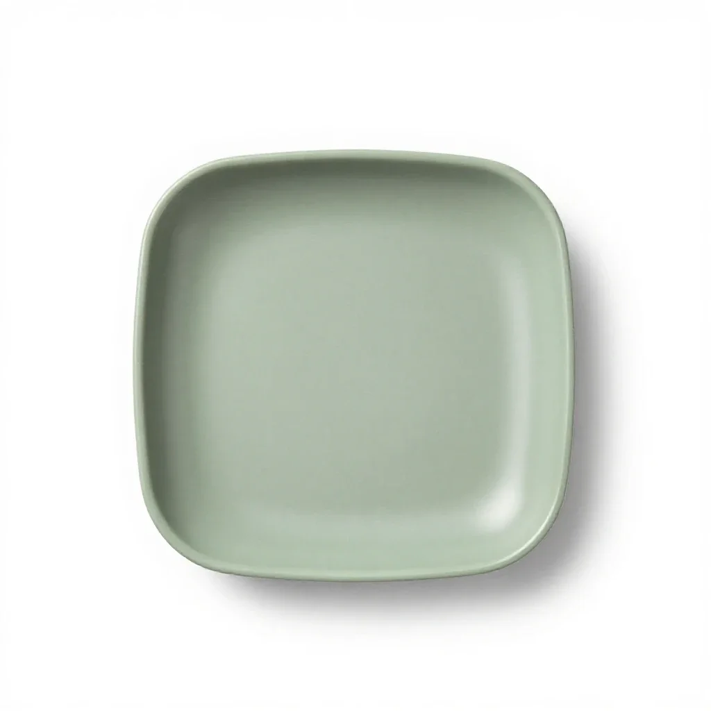 Dinner service isolated on a white background