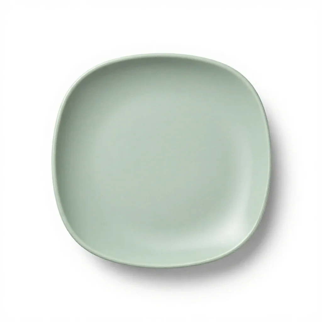 Plate isolated on a white background