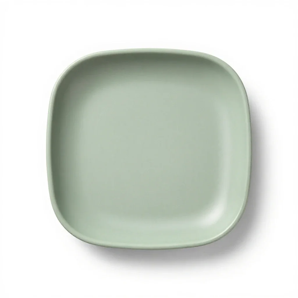Platter isolated on a white background