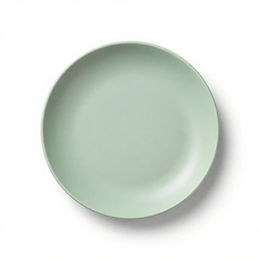 Soup plate isolated on a white background
