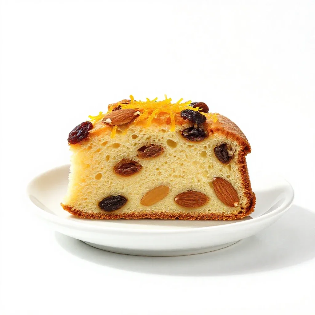 Babka isolated on a white background