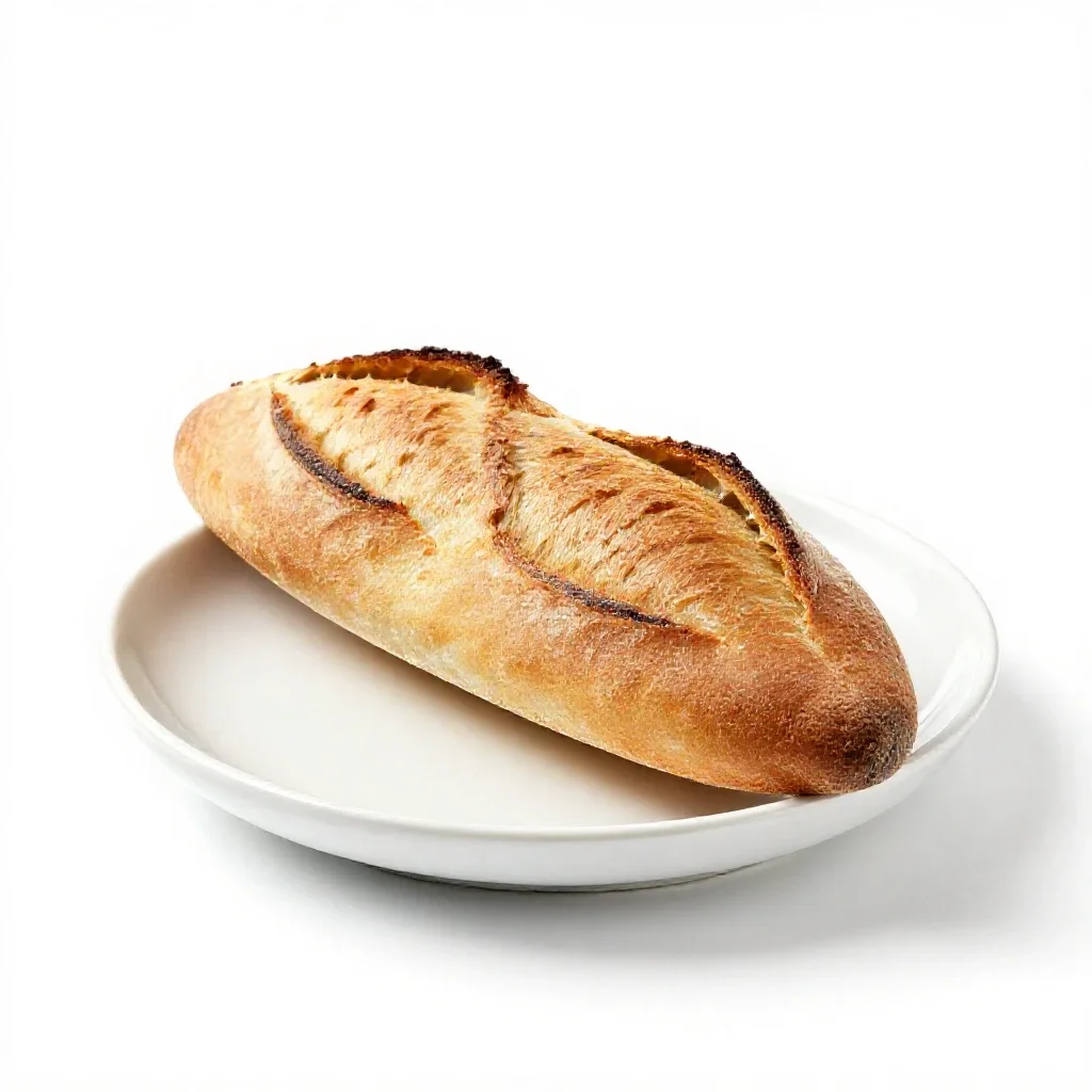 Baguet isolated on a white background