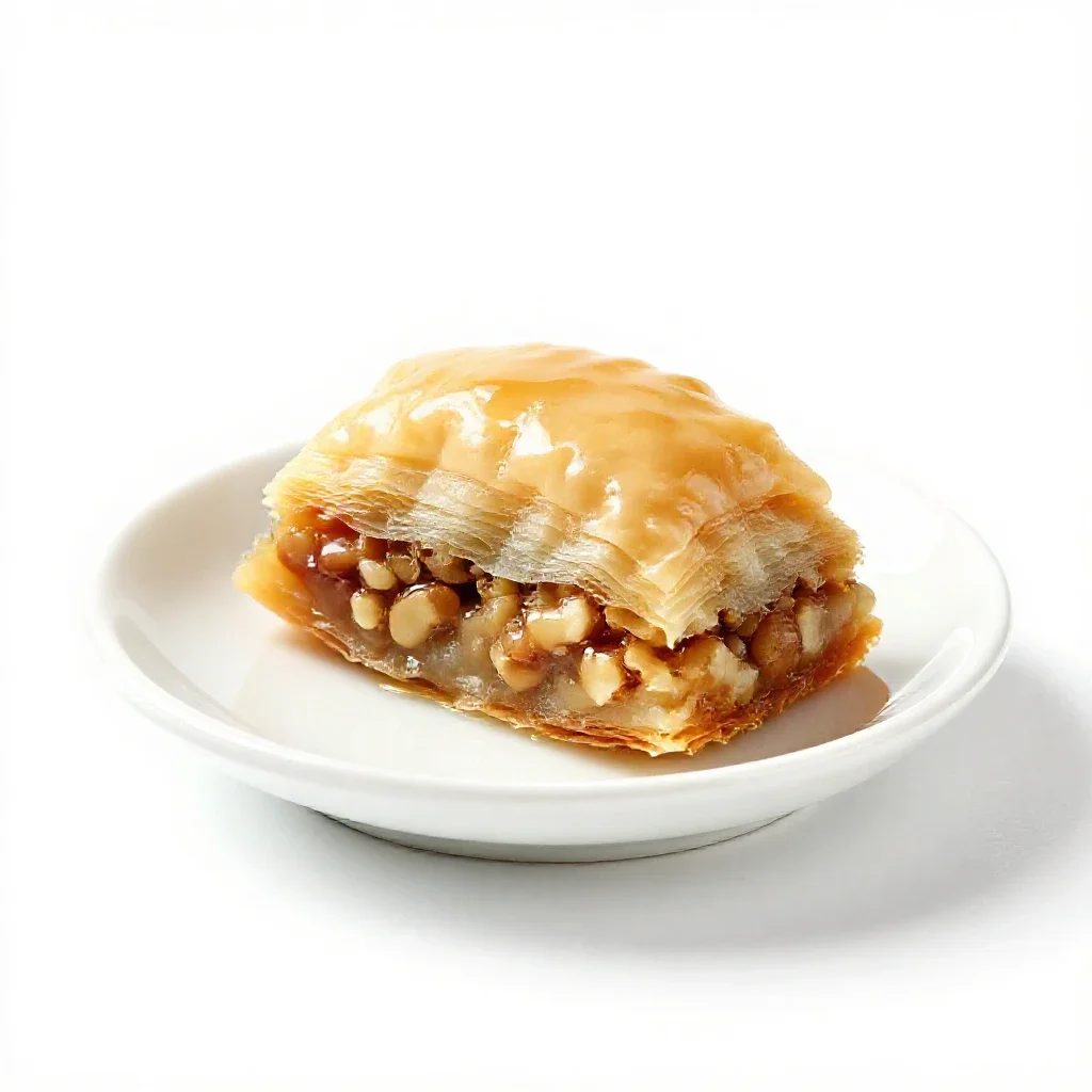 Baklava isolated on a white background