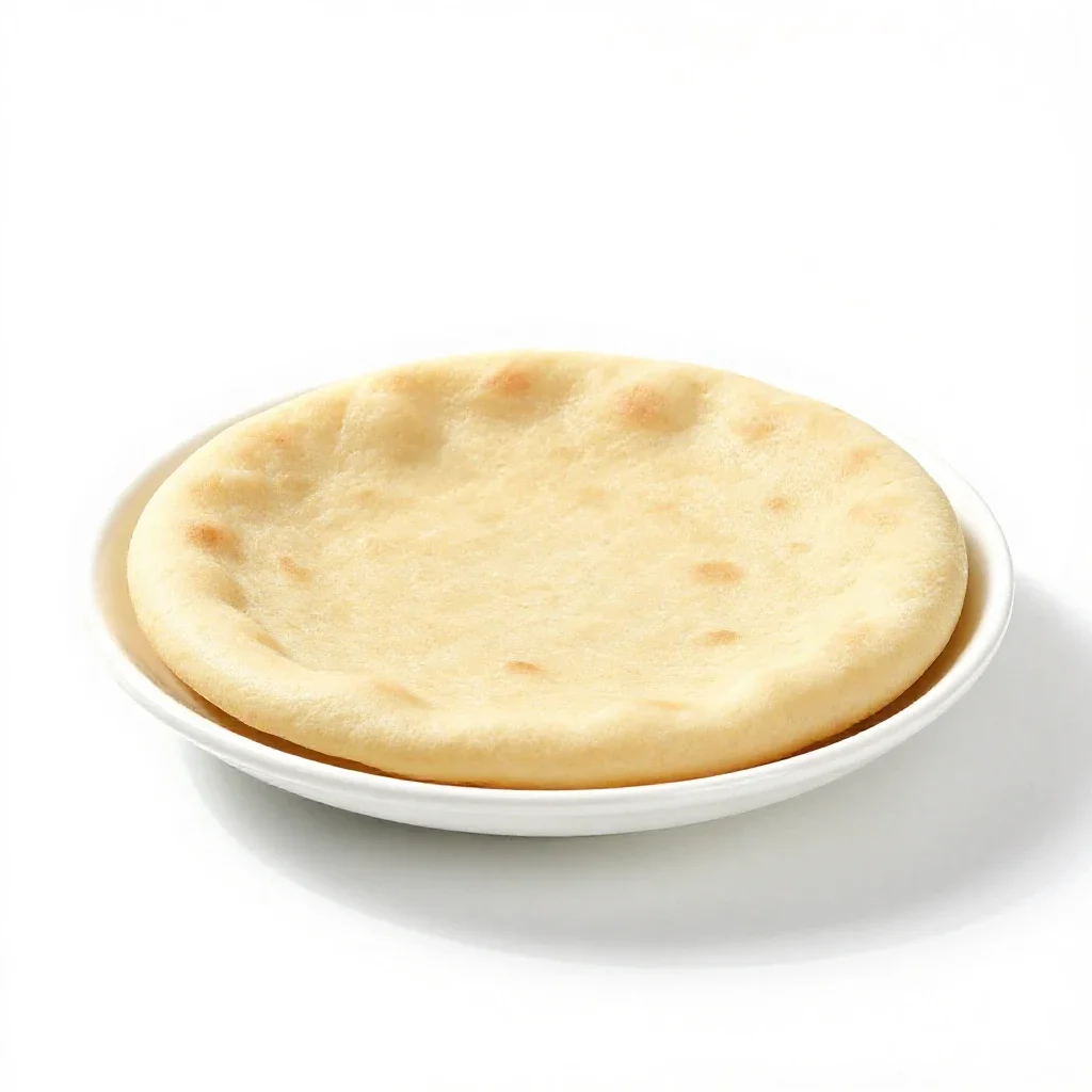 Bannock isolated on a white background