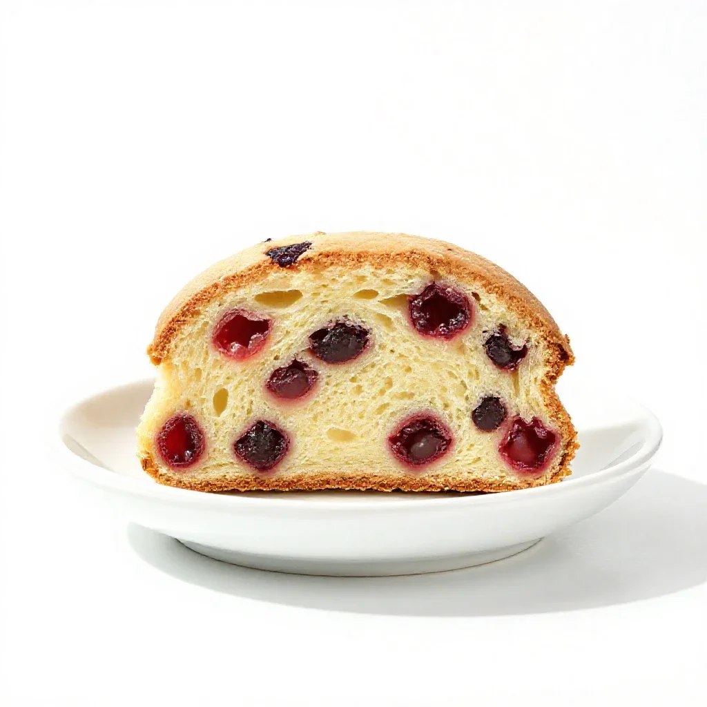 Barmbrack isolated on a white background