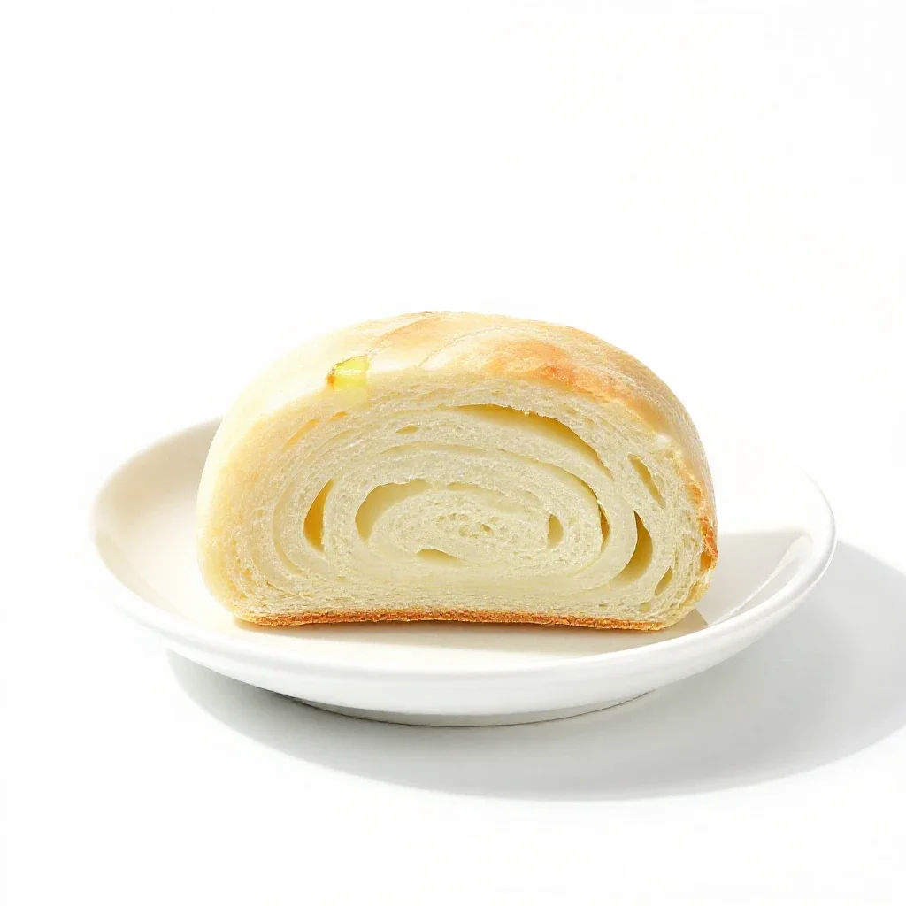 Bialy isolated on a white background