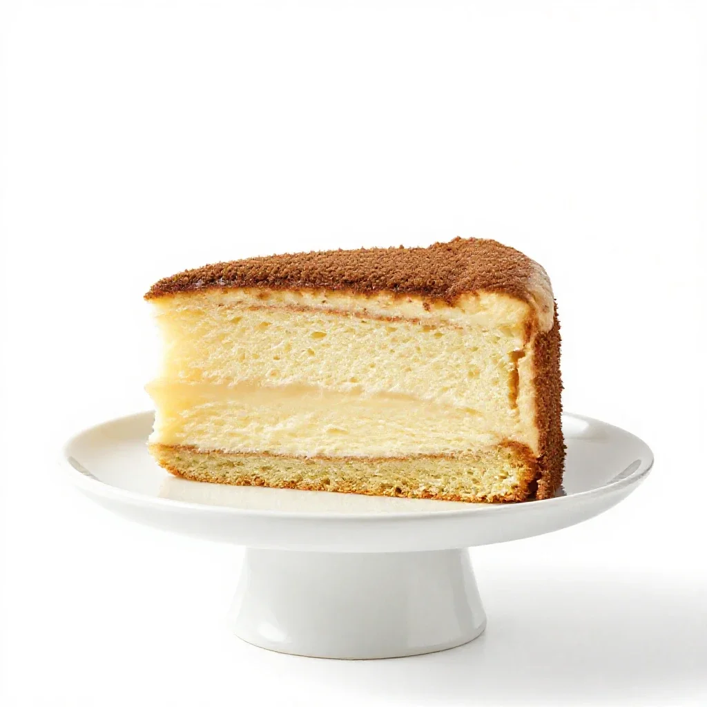 Birthday cake isolated on a white background