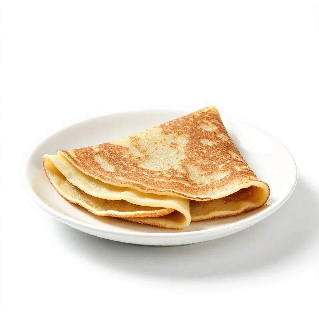 Blini isolated on a white background