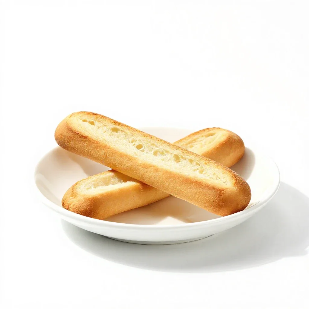 Breadstick isolated on a white background