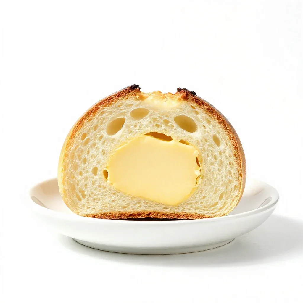 Brioche isolated on a white background