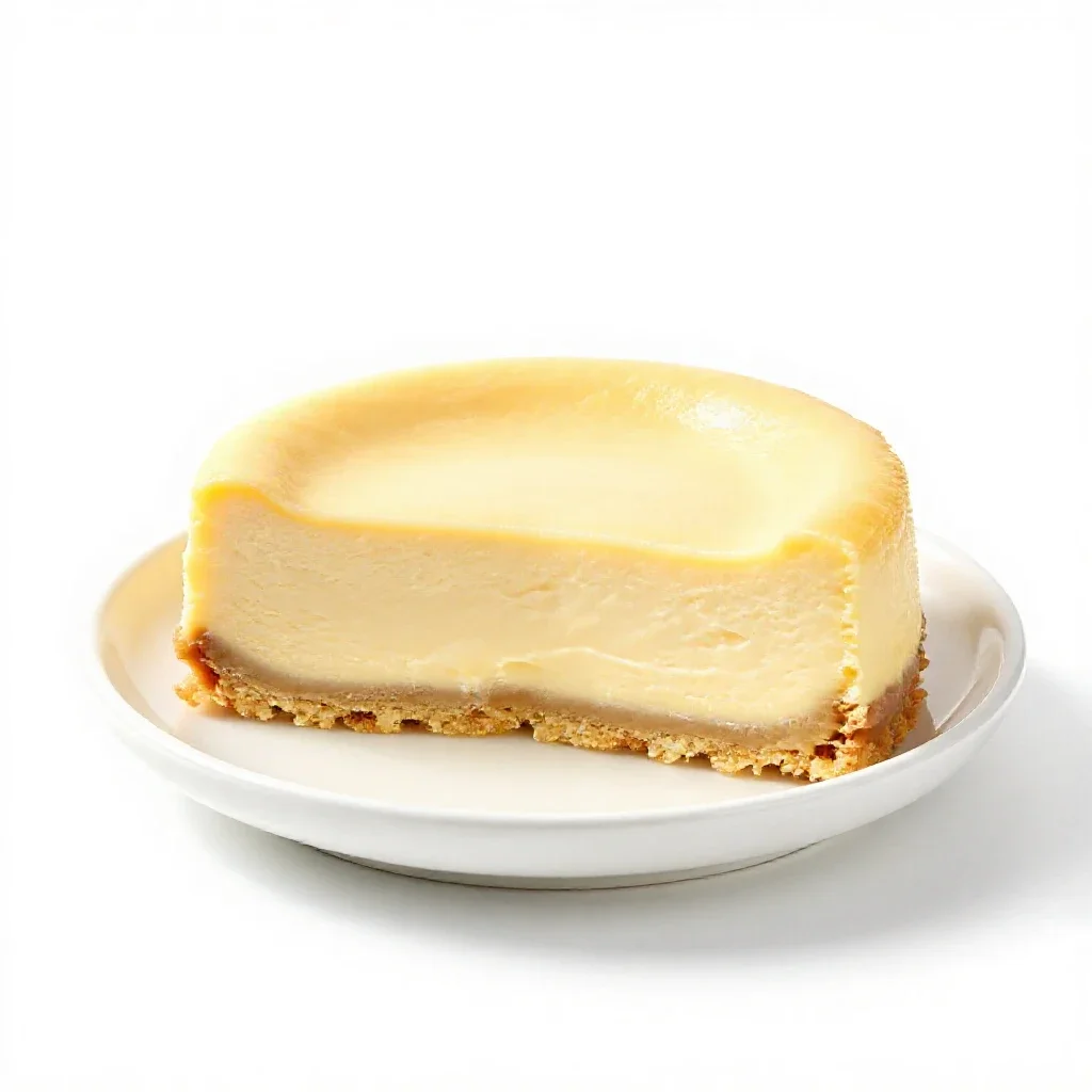 Cheesecake isolated on a white background