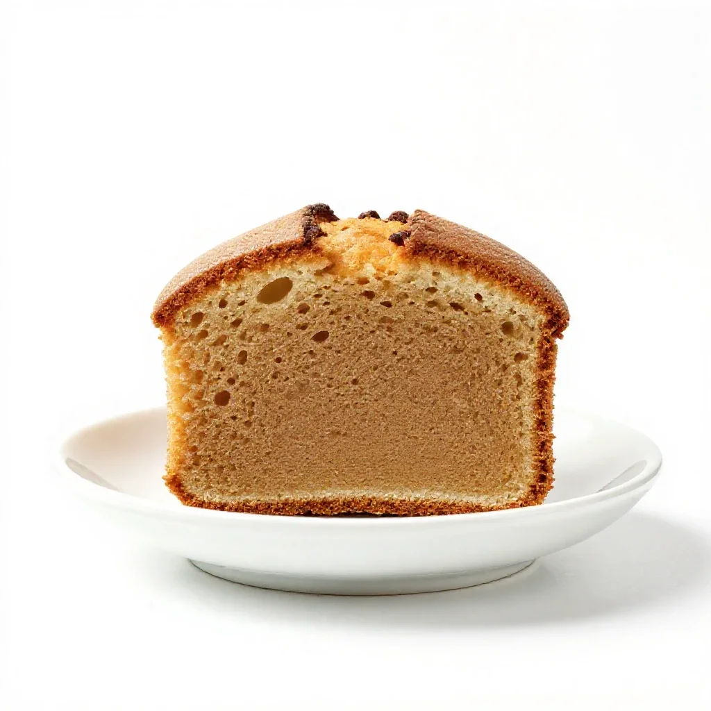 Coffeecake isolated on a white background