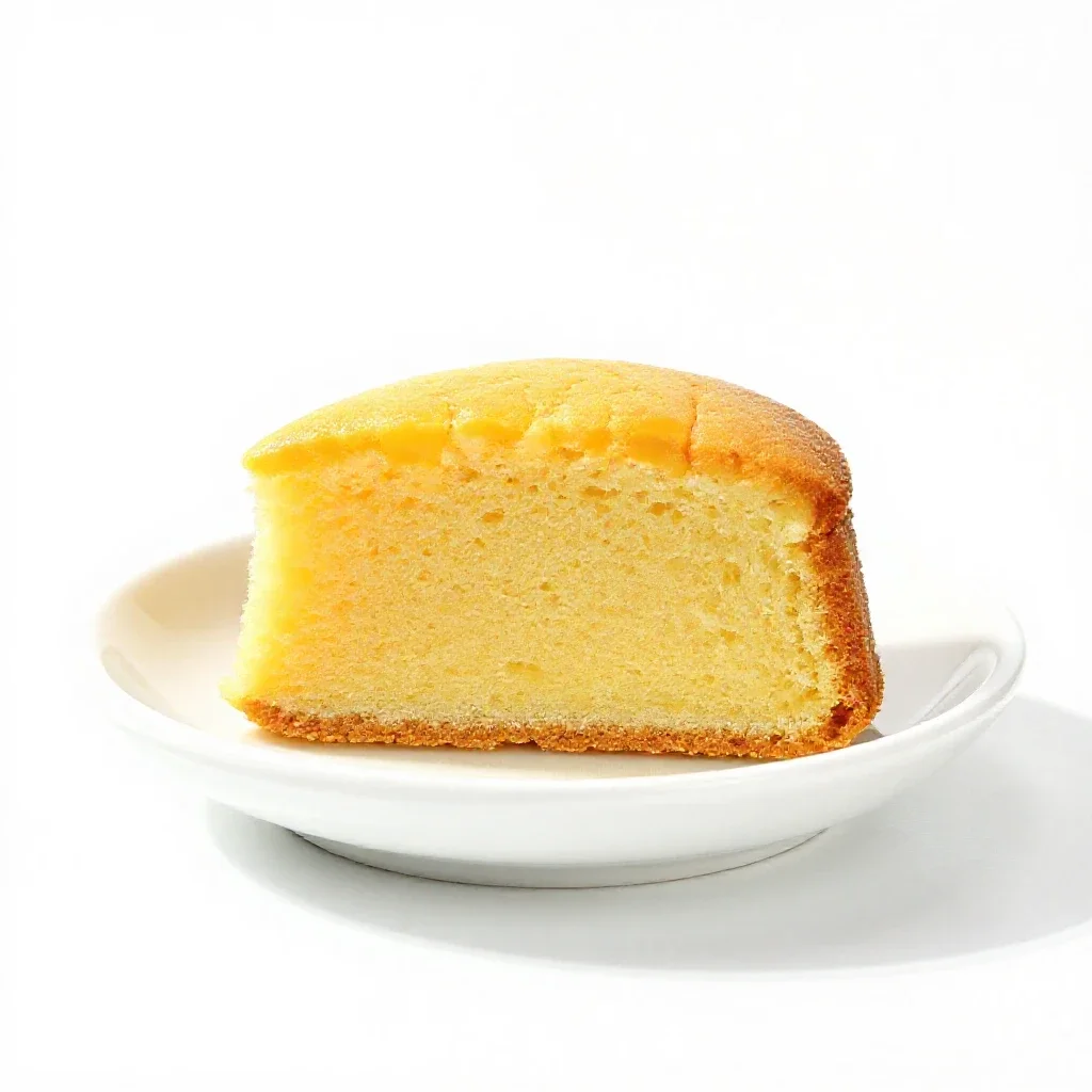 Corn cake isolated on a white background