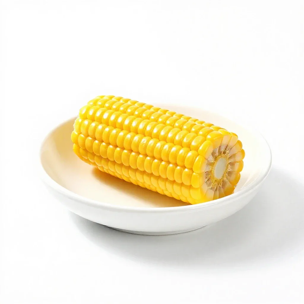 Corn dab isolated on a white background