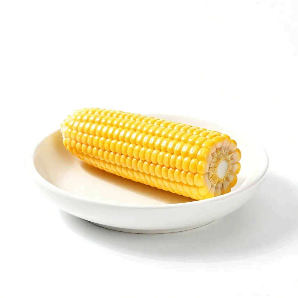 Cornpone isolated on a white background