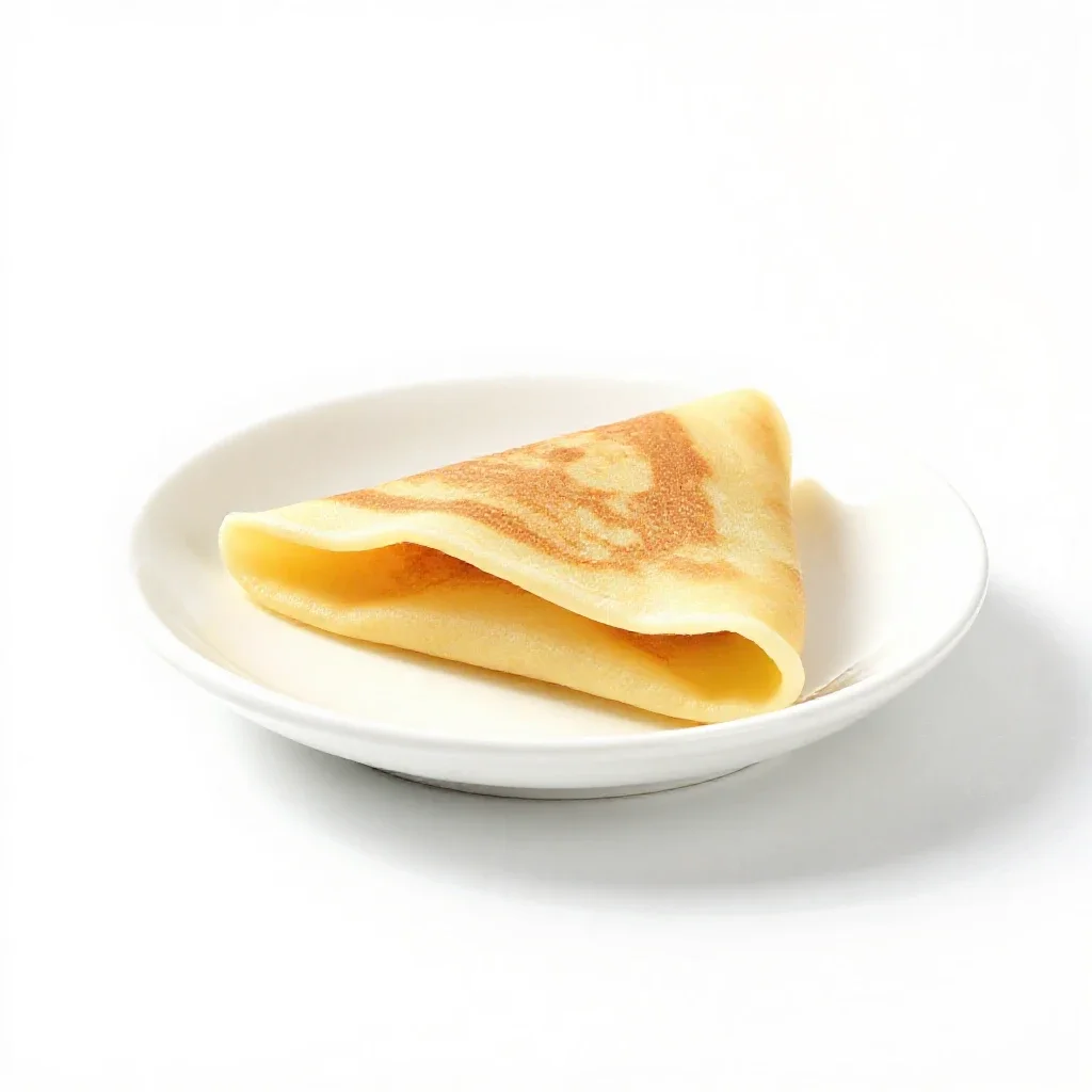 Crape isolated on a white background