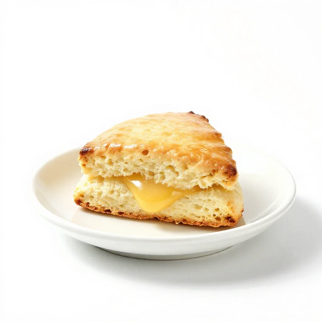 Drop scone isolated on a white background