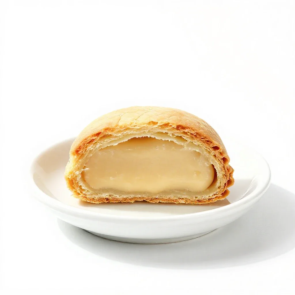 Frangipane isolated on a white background