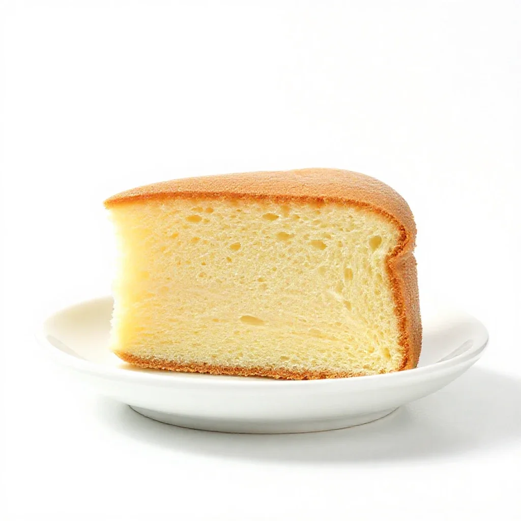 Genoise isolated on a white background